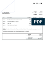 IMSE 328 Invoice