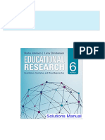 Full Download Educational Research Quantitative Qualitative and Mixed Approaches 6th Edition Johnson Solutions Manual PDF