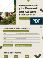 Entrepreneurship in Peasant Agriculture Business Plan by Slidesgo