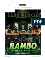 Workout Diet Plan RAMBO 2