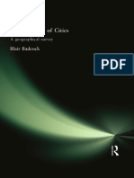 Badcock B. (2014) Making Sense of Cities. London Routledge