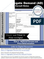 1 - AP Macro 3.1 Aggregate Demand (AD) Cornell Notes - Print and Digitalhf