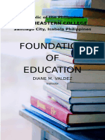 FOUNDATION OF EDUCATION FINAL