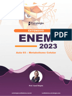 Aula 03 - Metabolismo Celular - EnEM 2023