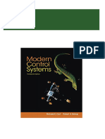 (eBook PDF) Modern Control Systems 13th Edition by Richard C. Dorf download pdf