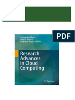 Download Complete Research Advances in Cloud Computing 9811050252 PDF for All Chapters