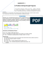 Handouts Module 5 Pointers and files Under construction vs