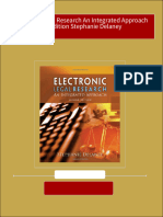 Electronic Legal Research An Integrated Approach 2nd Edition Stephanie Delaney 2024 Scribd Download