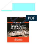 Guidelines for the Management of Snakebites Prof David Warrell 2024 Scribd Download