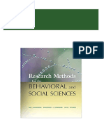 [FREE PDF sample] Research Methods for the Behavioral and Social Sciences (eBook PDF) ebooks