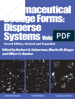 Pharmaceutical Dosage Forms Vol 1_ Disperse Systems -- Banker, Gilbert S_; Lieberman, Herbert; Rieger, Martin -- Second Edition, 2020