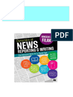 Get Dynamics of News Reporting and Writing Foundational Skills for a Digital Age 1st Edition Vincent F. Filak PDF ebook with Full Chapters Now