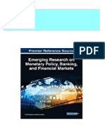 Emerging Research on Monetary Policy, Banking, and Financial Markets 1st Edition Cristi Spulbar all chapter instant download