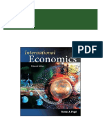 Download Complete (eBook PDF) International Economics 15th Edition by Thomas Pugel PDF for All Chapters