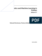 Statistics Machine Learning Python