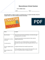 Worksheet Idioms (6)