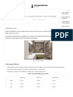 How to Install Marble Wall Cladding_ - The Constructor