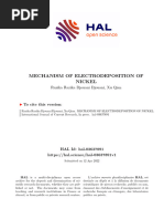 Mechanism of Electrodeposition of Nickel