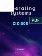 Operating System CIC305_Dr. Ashish (Complete OS)