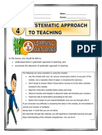 Lesson 4 Systematic Approach to Teaching