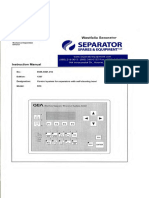 AME-MAN-702-001 Control System for Separators - GEA Westfalia - D10 - Manual