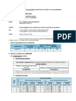 Esquema del Informe del Docente-ERA-Primaria