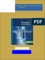 Access Managerial Accounting 8th Edition Hansen Solutions Manual All Chapters Immediate PDF Download