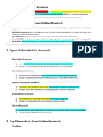 Quantitative Research Reviewer