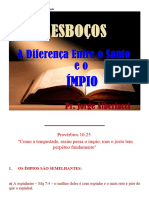 A Diferença Entre O Crente e o Ímpio - Estudos Bíblicos