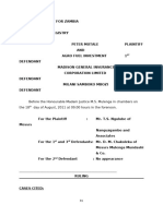 Mutale v Agro Fuel Investment and Others (HB 49 of 2011) 2011 ZMHC 42 (17 August 2011)