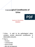 Pathological Urine