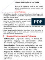 9. Environmental problems-local regional global