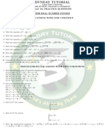 Bunday Tutorial Mat101 Real Number System Practice Qsts