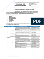 Modelo de  Informe - INFORME DE OBSERVACIONES - EDIFICIO NEXO