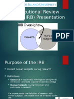 IRB Training LIU Students A