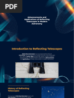 Slidesgo Advancements and Applications of Reflecting Telescopes in Modern Astronomy 20240911191605yIBf