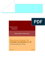 Instant Access to Practical Guide to Cluster Analysis in R Unsupervised Machine Learning Alboukadel Kassambara ebook Full Chapters