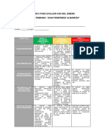 Rúbrica Para Evaluar Uso Del Dinero