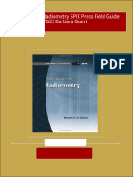 Field Guide to Radiometry SPIE Press Field Guide FG23 Barbara Grant 2024 Scribd Download