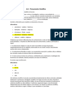 Av1 pensamento cientifico