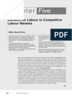 Demand For Labour in Competitive Labour Markets: Main Questions