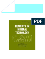 Get Reagents in Mineral Technology First Edition P. Somasundaran free all chapters