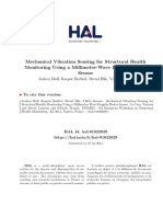 Mechanical Vibration Sensing using radar