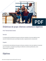 Tema 4 - Dinâmicas de grupo_ diversos contextos e objetivos