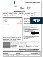 Your Reliance Communications Bill