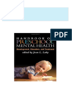 Handbook of Preschool Mental Health Development Disorders and Treatment 1st Edition Joan L. Luby Md download pdf