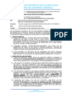 026 - OPINION LEGAL SOBRE CONSTRUCCION ILEGAL EN LA VIA PUBLICA