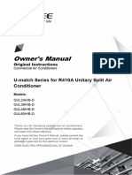 Manual de Usuario Condensadora on-Off 1Ph