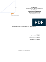 PLANIFICACIÓN Y CONTROL DE MERCADOS informe