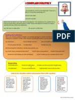 Complaint Activity with Dice Game and Role-Play